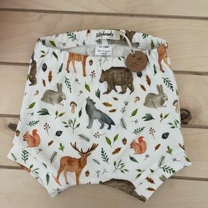 NWT Woodland Unisex 12-18 Month Baby Bottoms 100% organic Cotton
